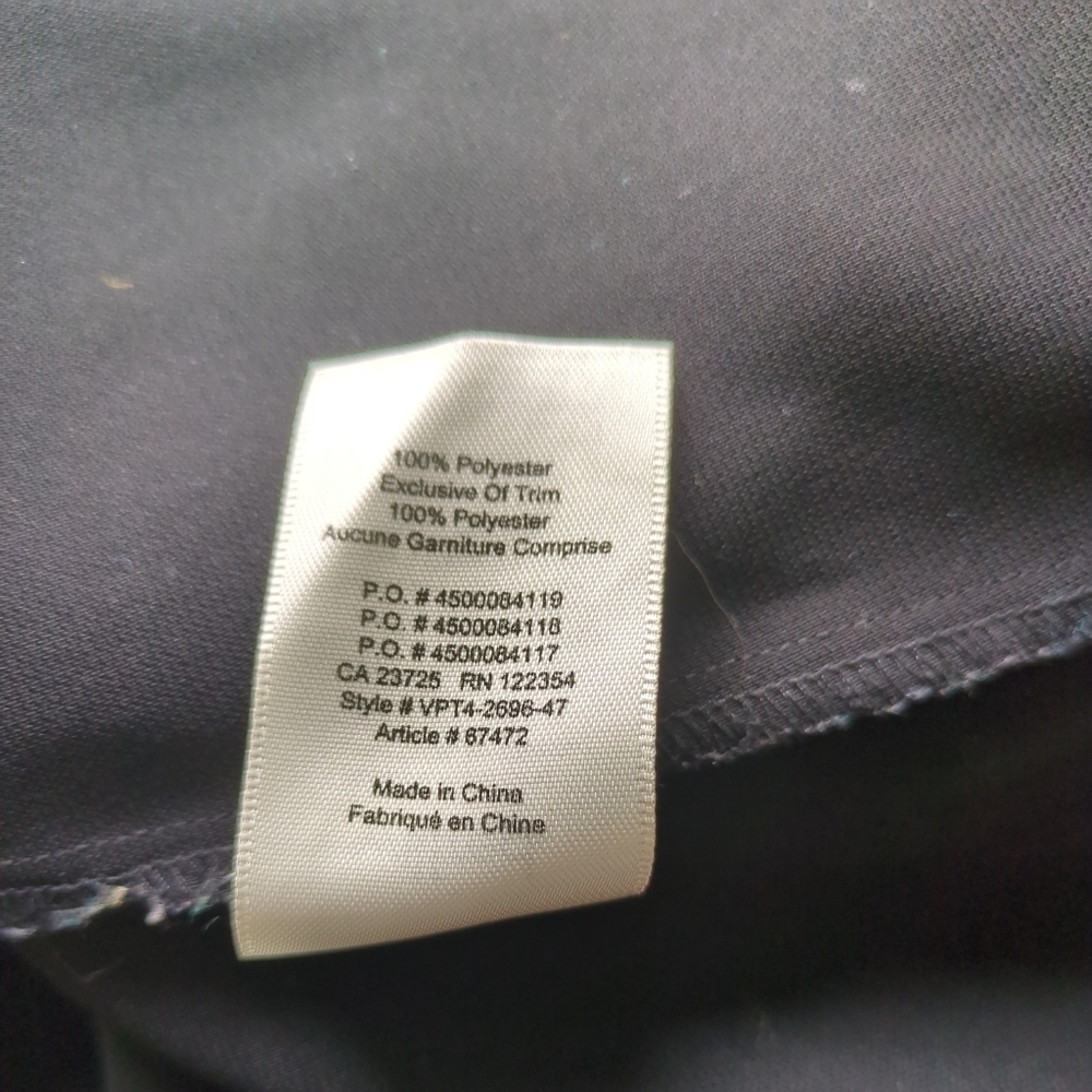 Wilfred Mabelle Black Crepe Lace Up Front Blouse Size Small - Picture 4 of 5